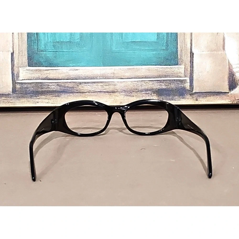 Gucci GG 2432/S 1UF Oval Wrap Black Sunglasses Frame Only 50-19-125